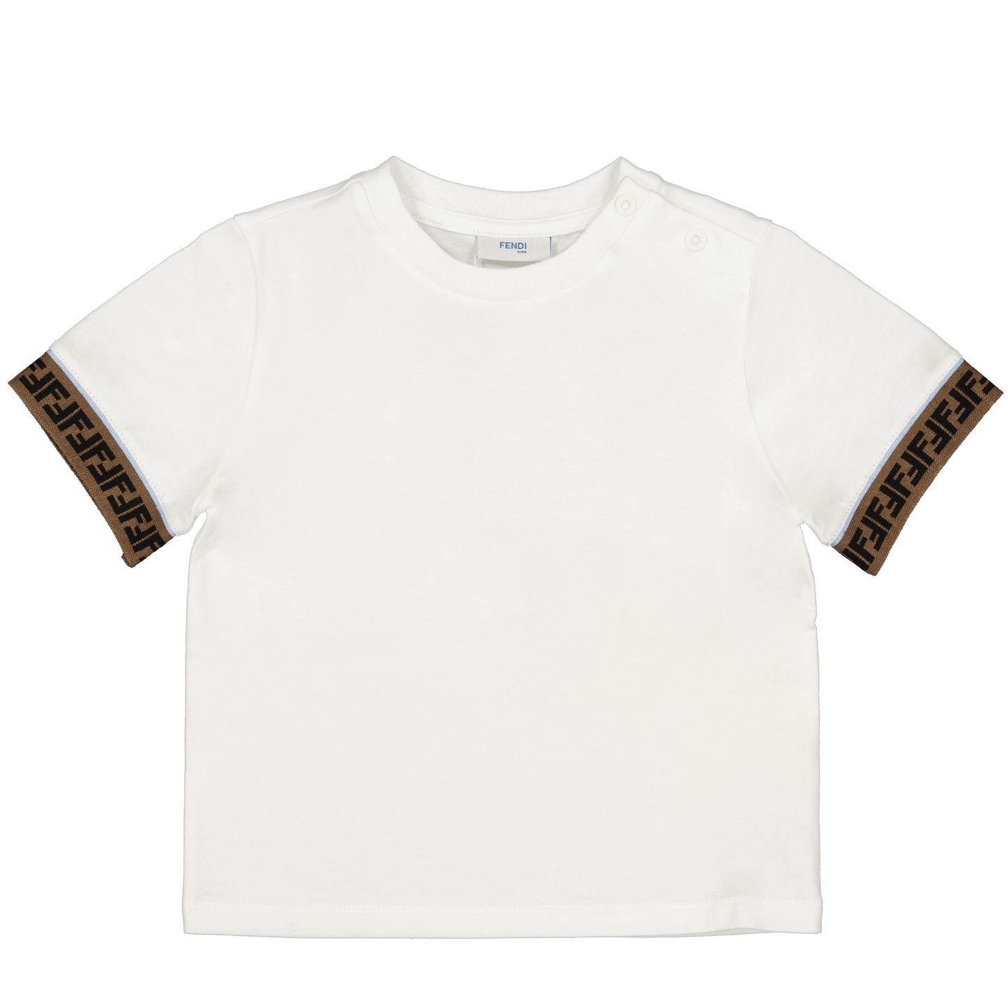 Fendi Baby Unisex T-Shirt Wit