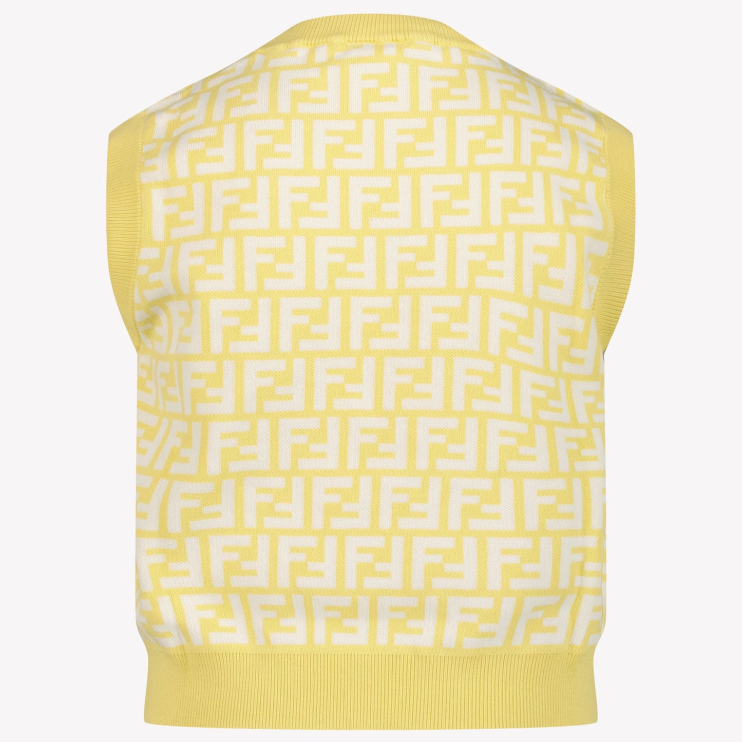 Fendi Kids Girls T-Shirt In Geel