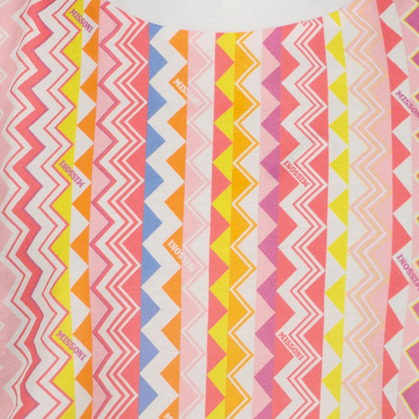 Missoni Kids Girls T-Shirt In Roze