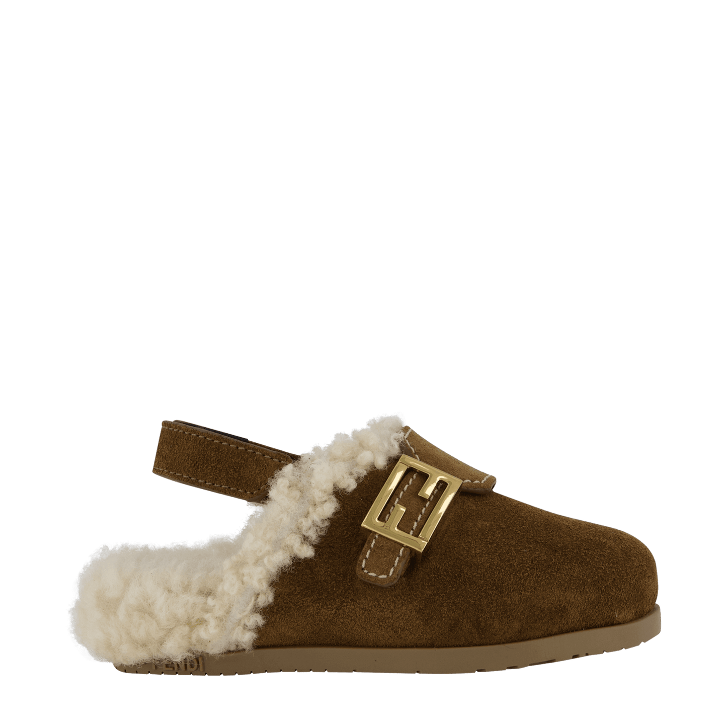 Fendi Kids Girls Sandalen Bruin