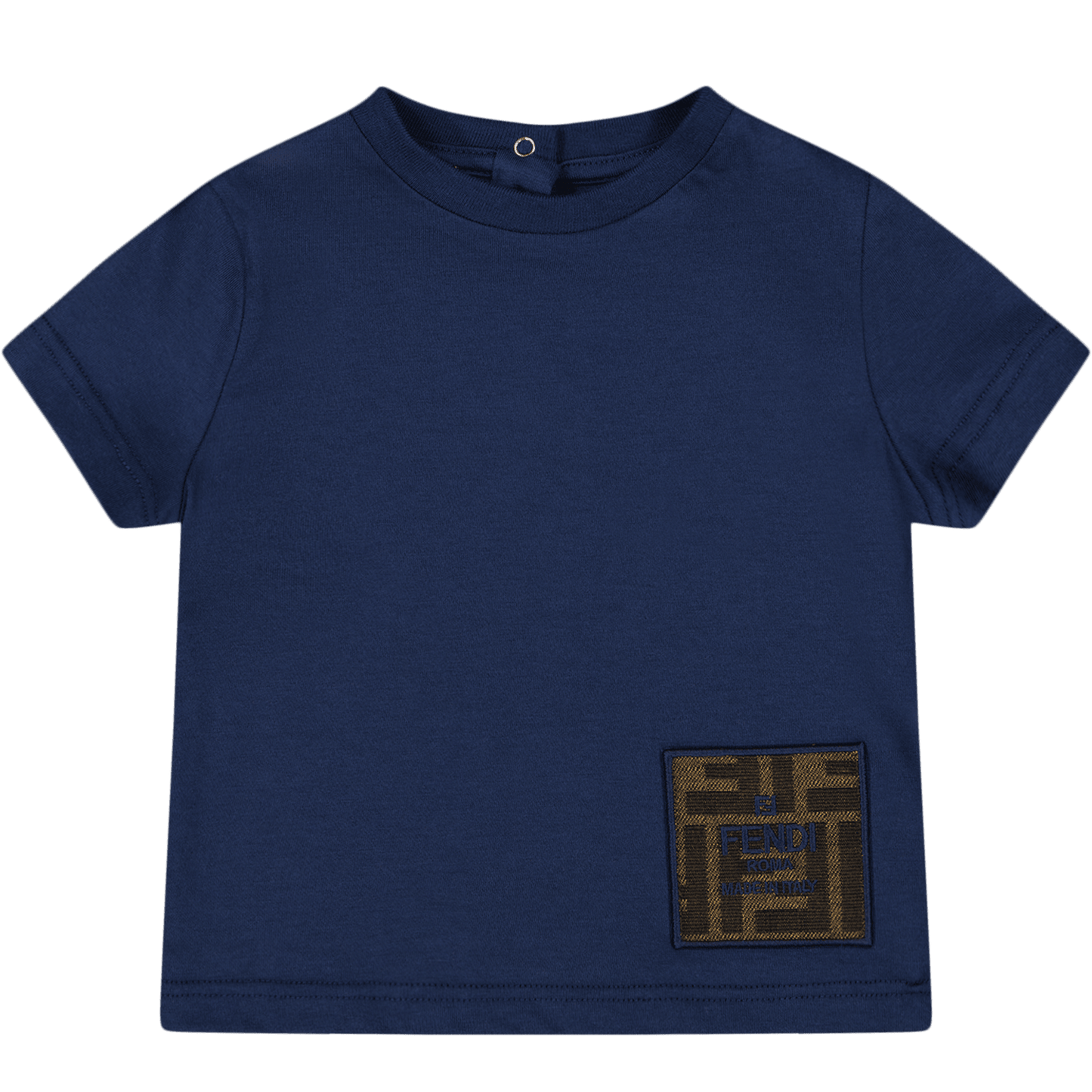 Fendi Baby Unisex T-Shirt Navy