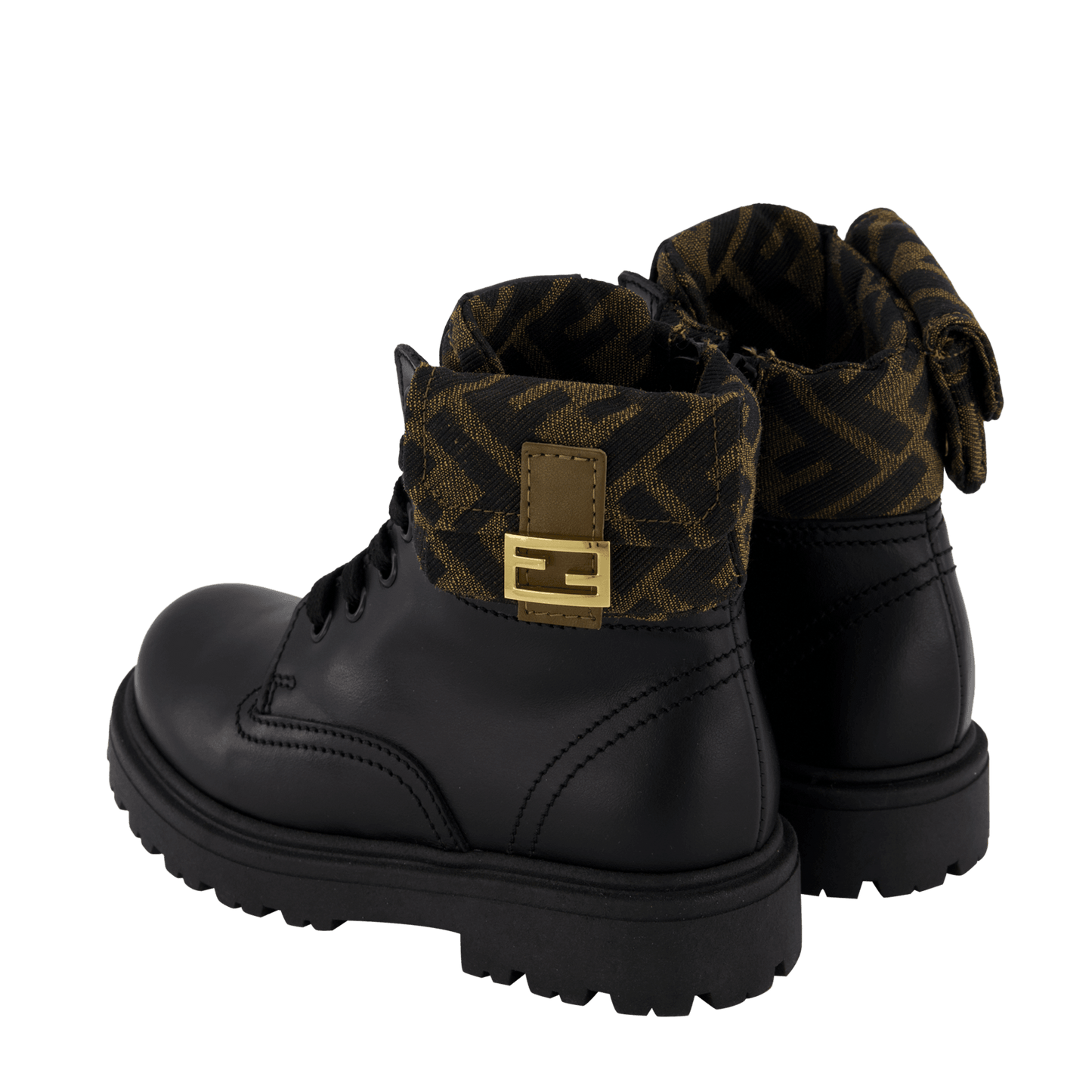 Fendi Kids Unisex Laarzen Zwart