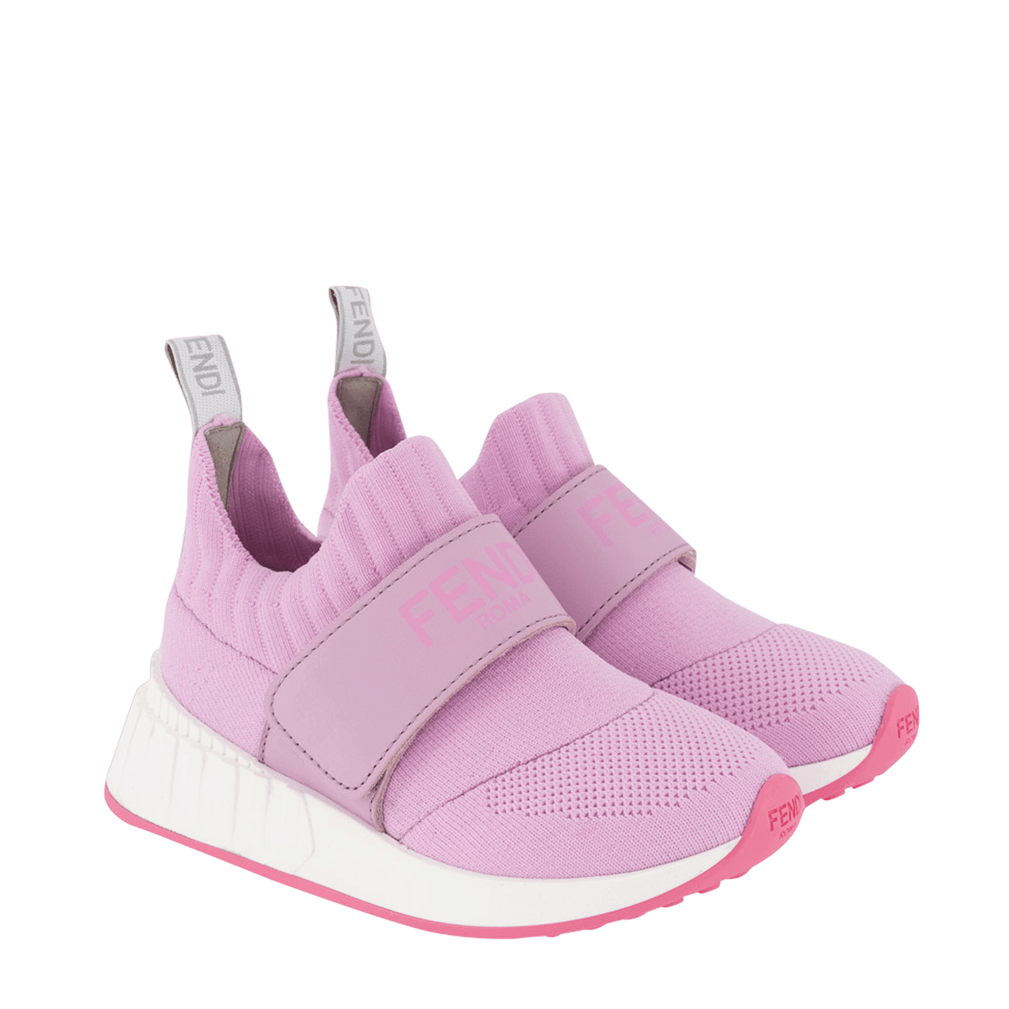 Fendi Kids Girls Sneakers Roze
