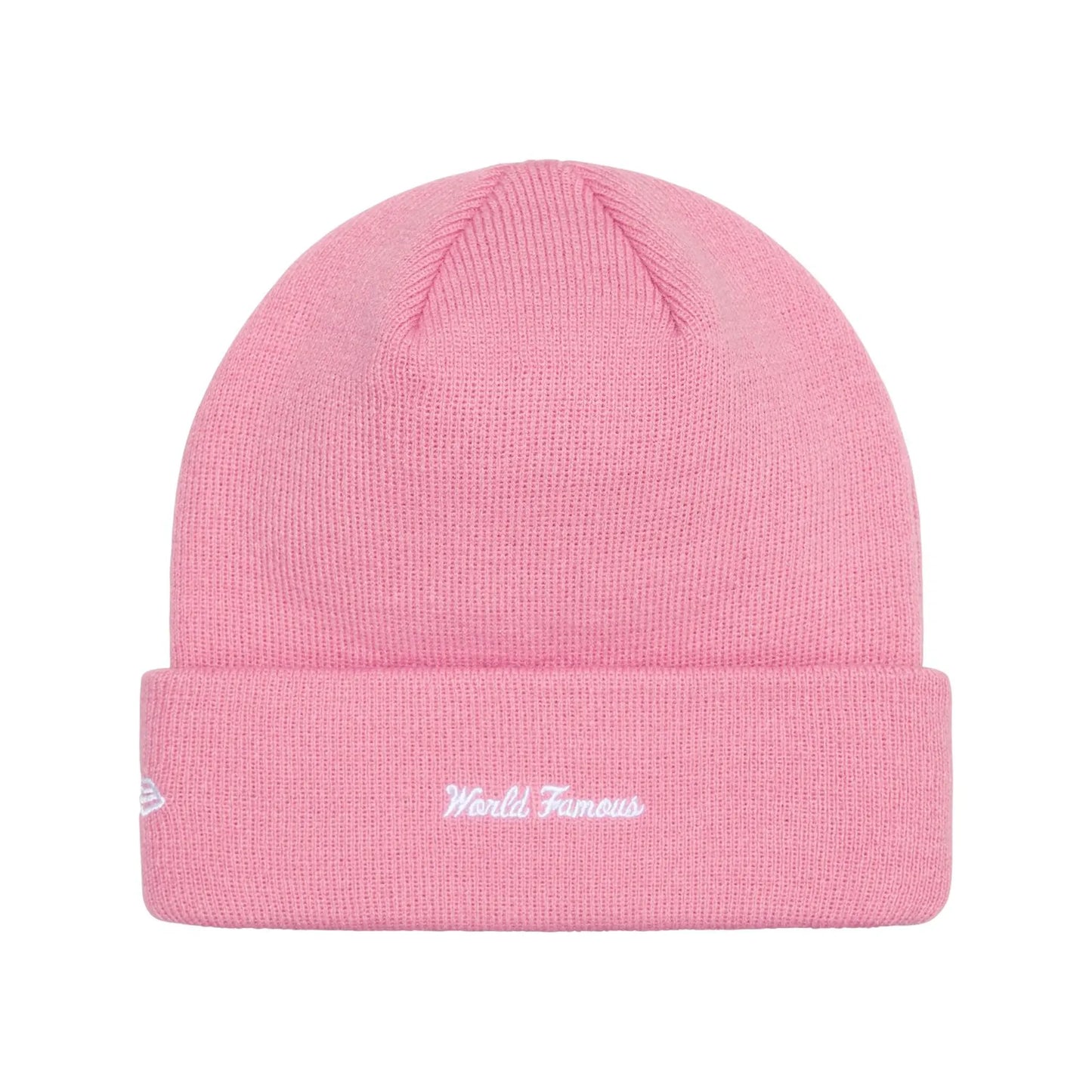 Supreme New Era Box Logo Beanie Dusty Pink (FW24)