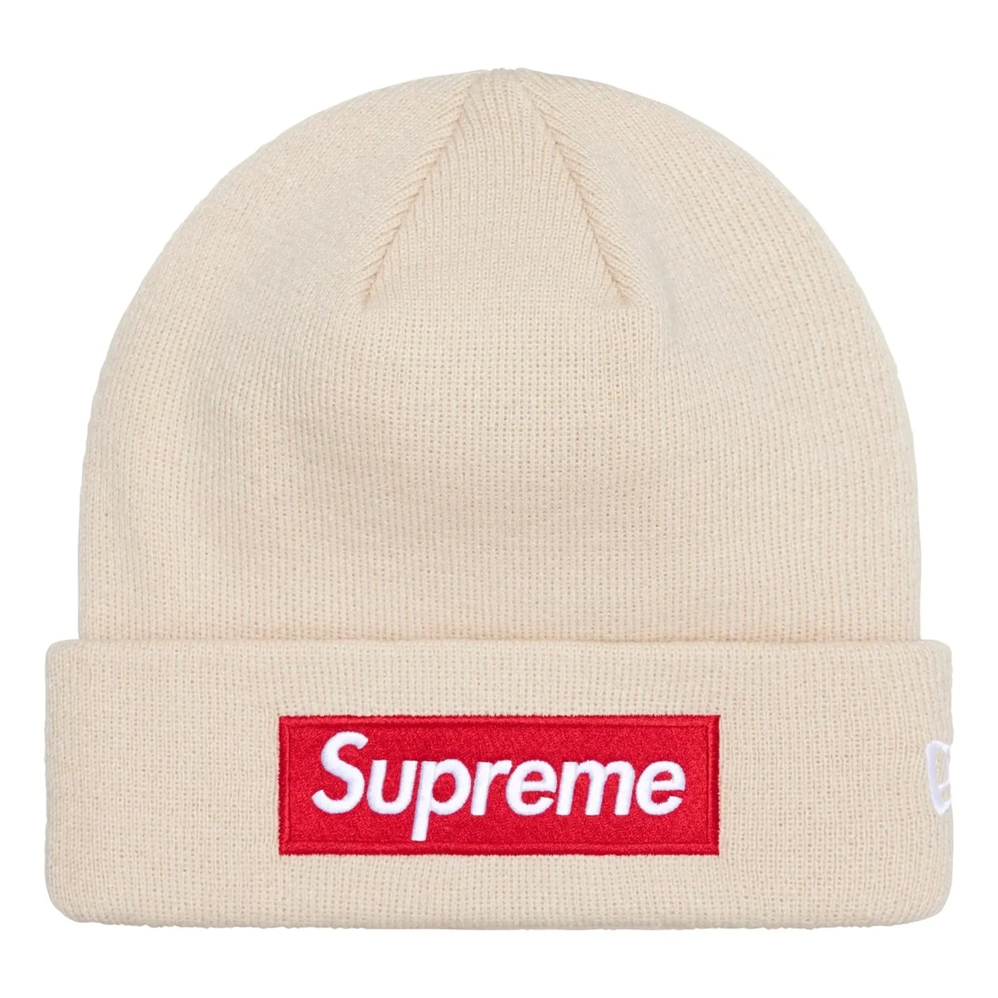 Supreme New Era Box Logo Beanie Stone (FW24)