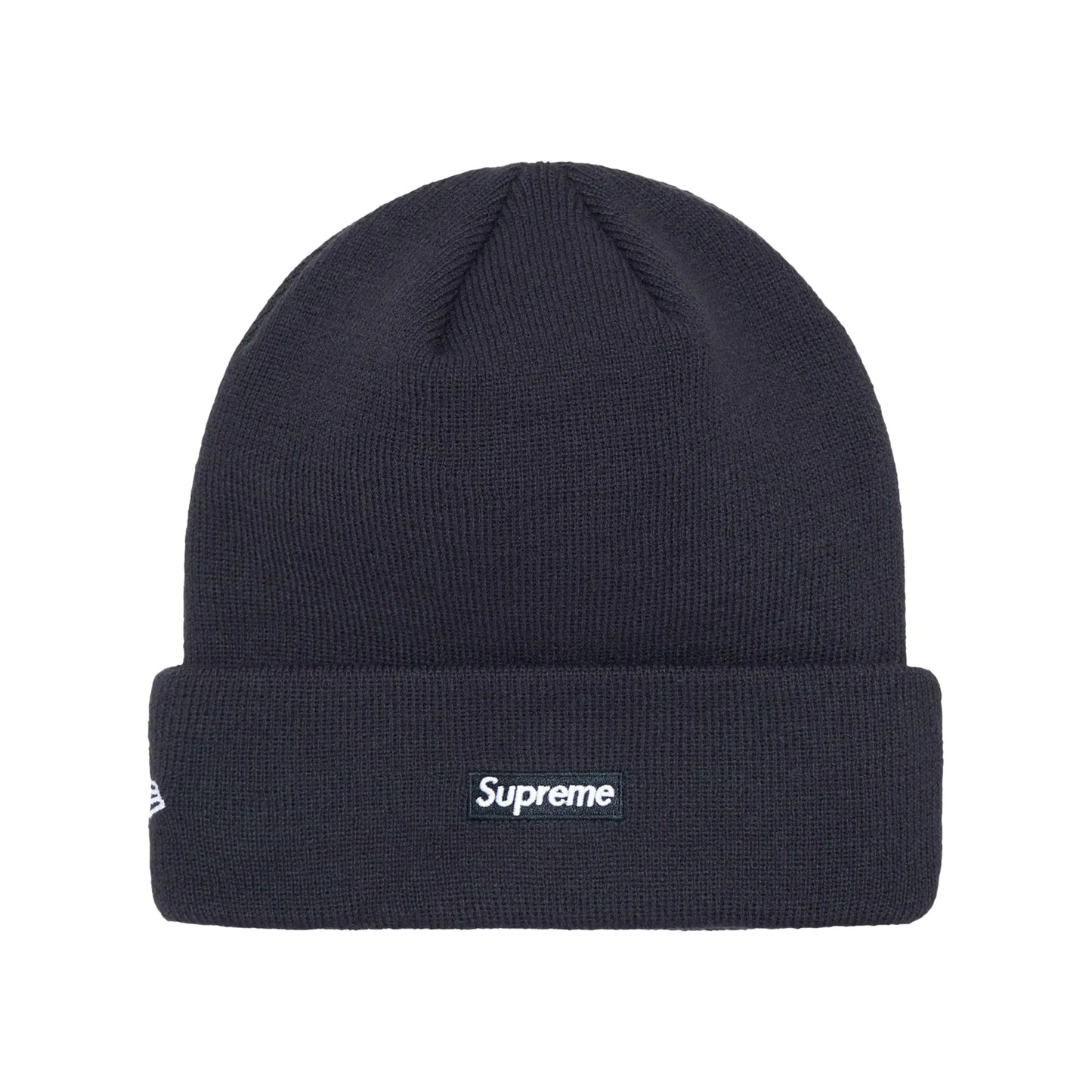 Supreme New Era Script Navy Beanie