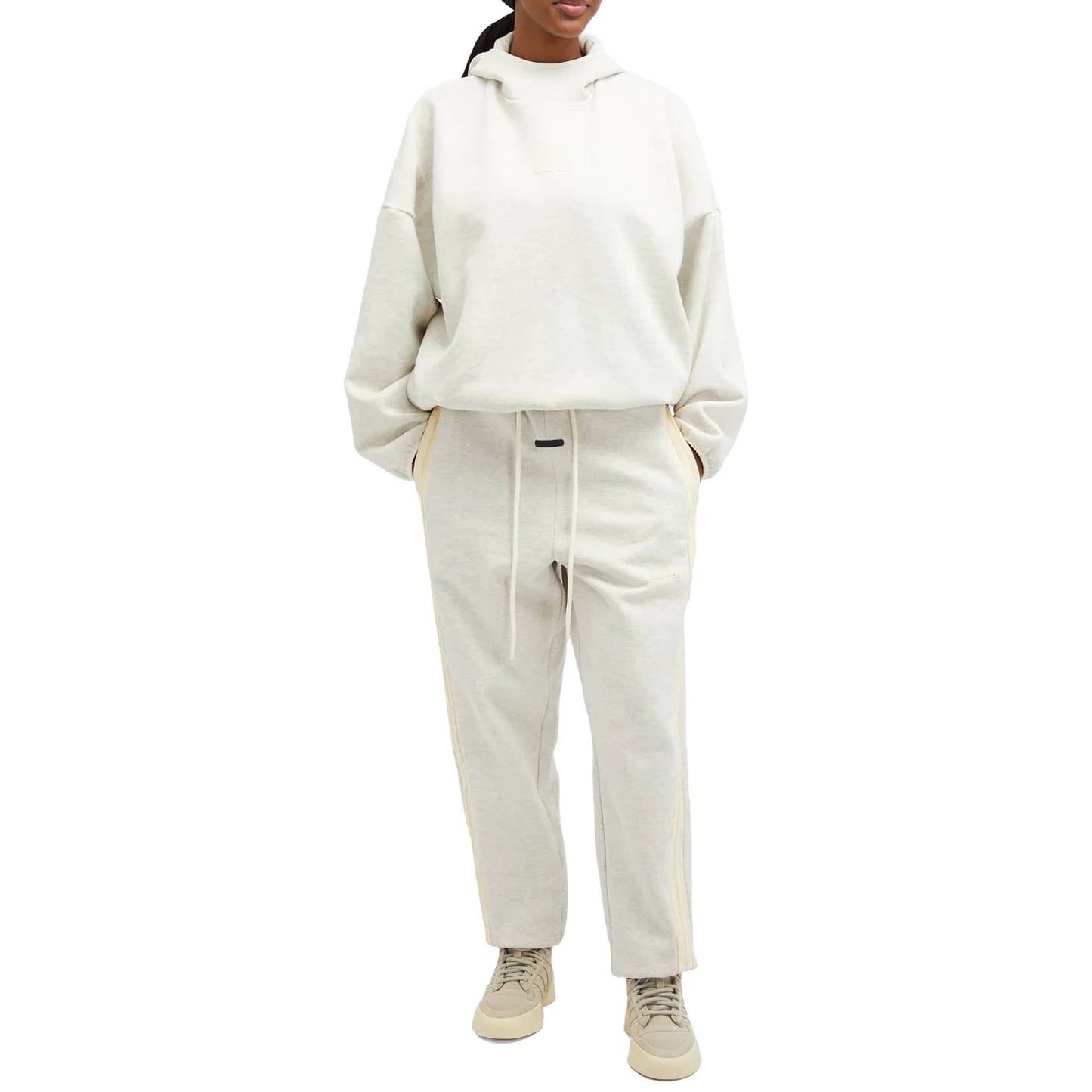 Adidas x Fear Of God Athletics Heavy Fleece Oatmeal Heather Hoodie