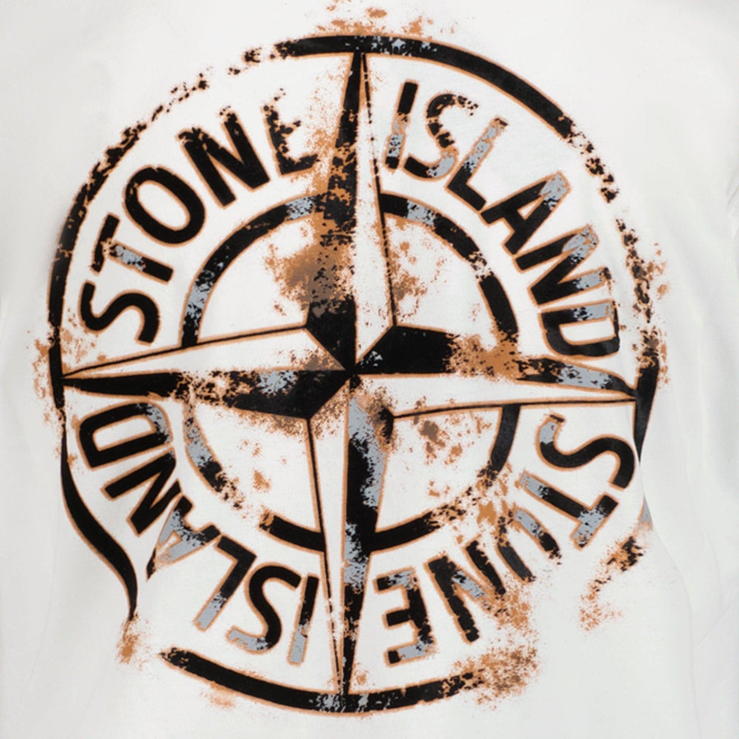 Kids Stone Island Boy T-shirt Wit