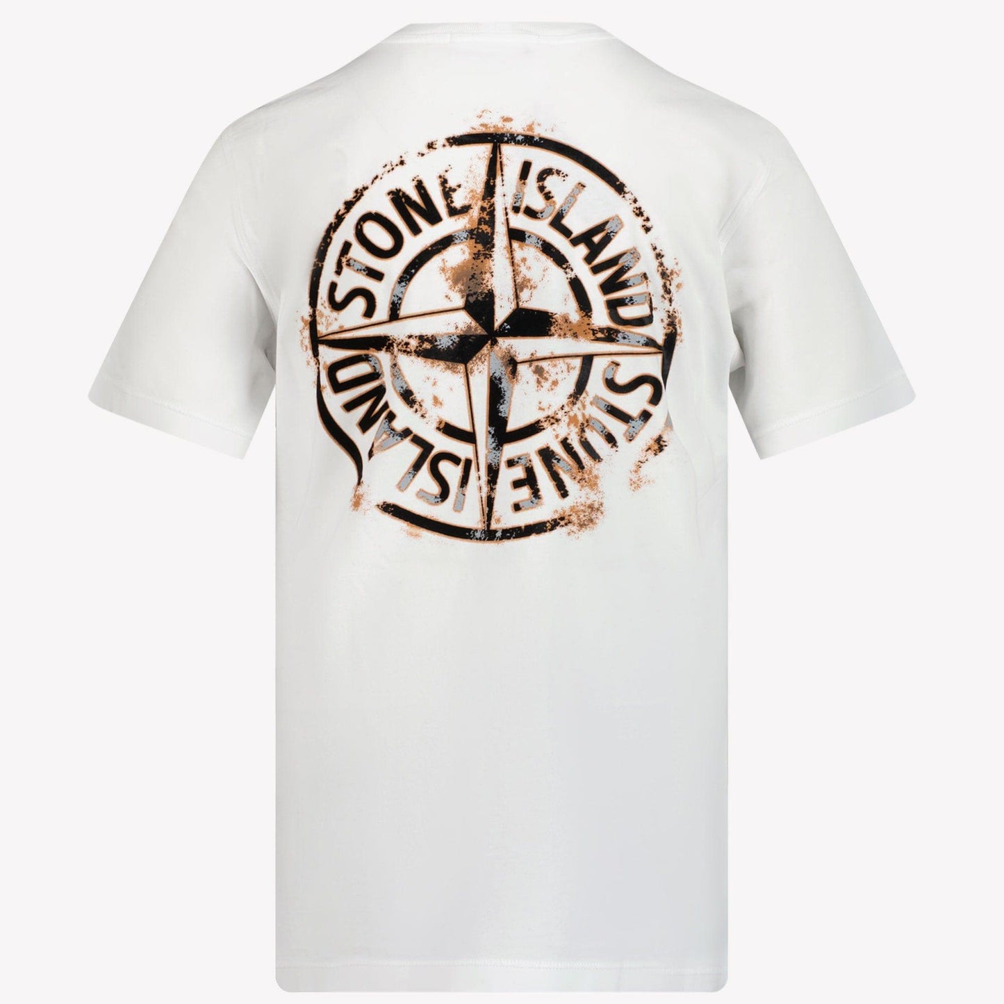 Kids Stone Island Boy T-shirt Wit