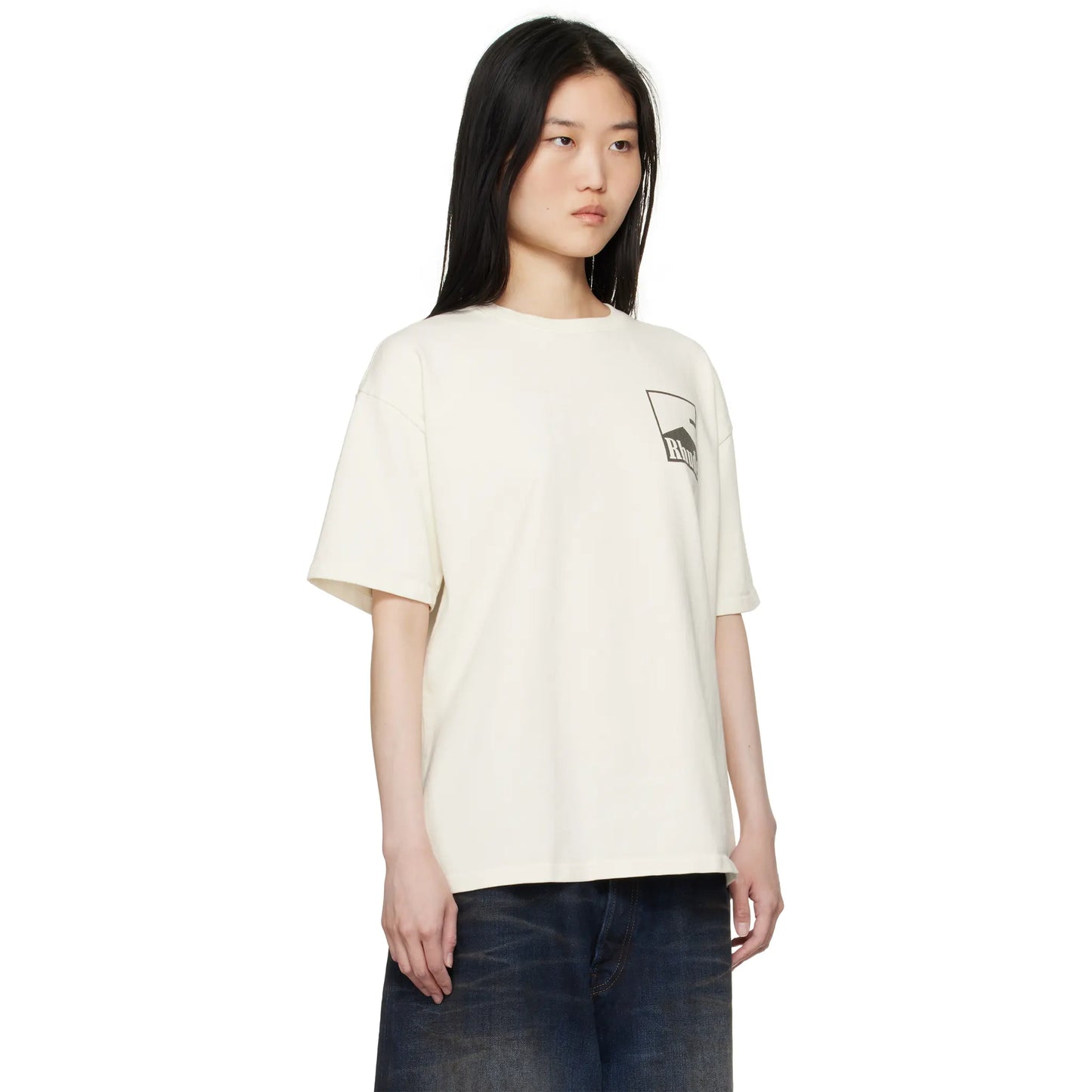 Rhude Chevron Cream T Shirt