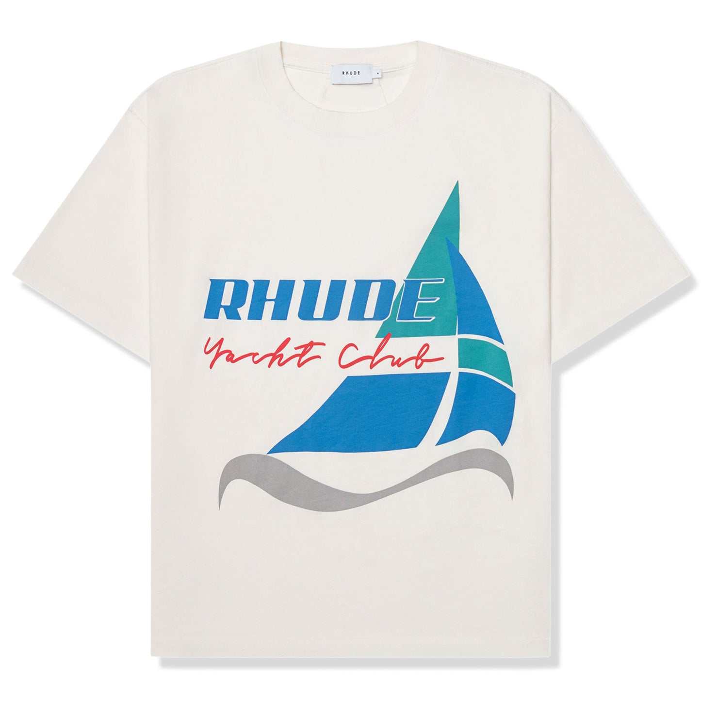Rhude Yacht Club Vintage White T Shirt