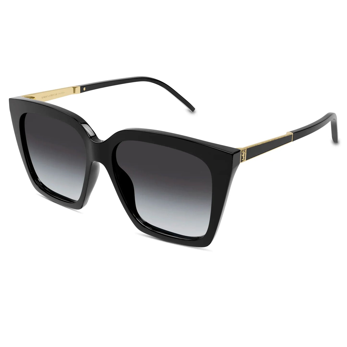 Saint Laurent SL M100 002 56 Black Gold Sunglasses