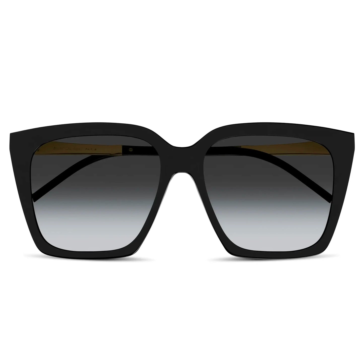Saint Laurent SL M100 002 56 Black Gold Sunglasses