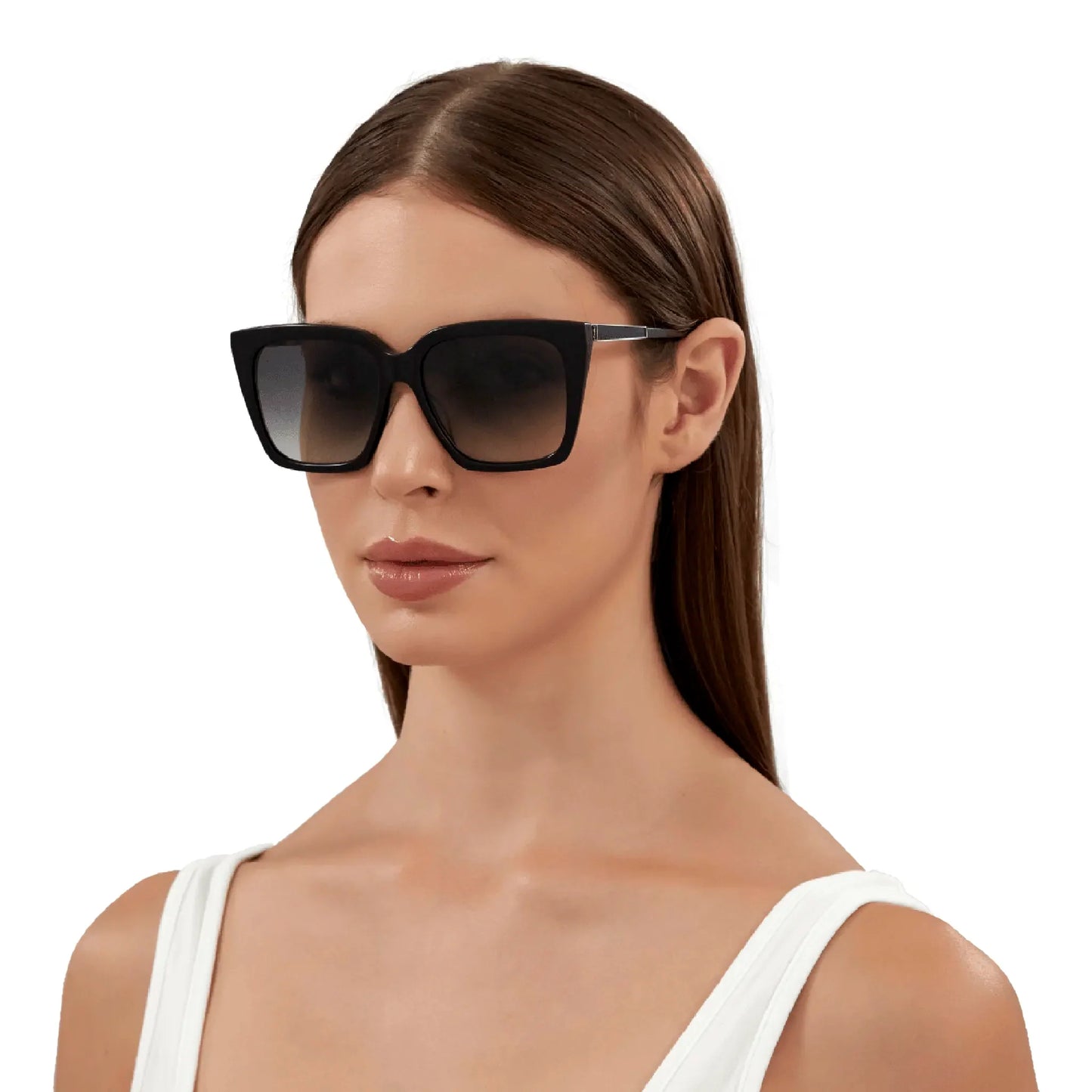 Saint Laurent SL M100 002 56 Black Gold Sunglasses