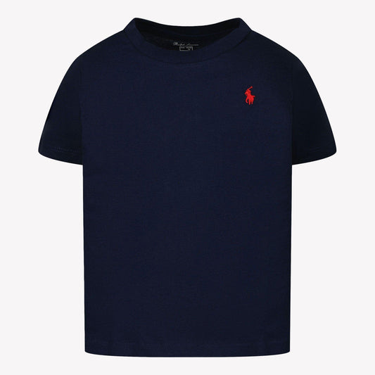 Ralph Lauren Baby Boy T-Shirt In Navy