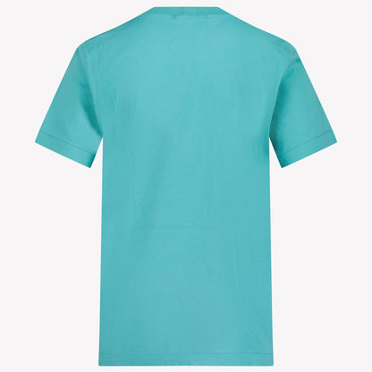 Kids Stone Island - Boy T-Shirt In Turquoise