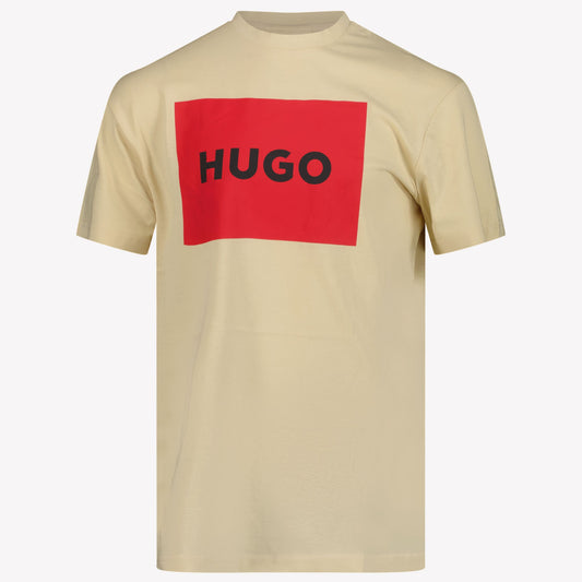 Kids HUGO - Boy T-Shirt In Beige