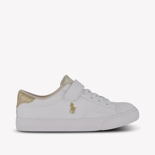 Ralph Lauren THERON IV PS Girls Sneakers In Wit