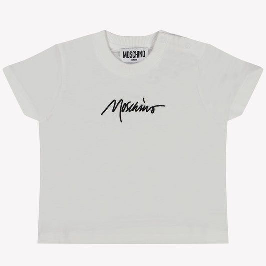 Moschino Baby Girls T-Shirt In Wit