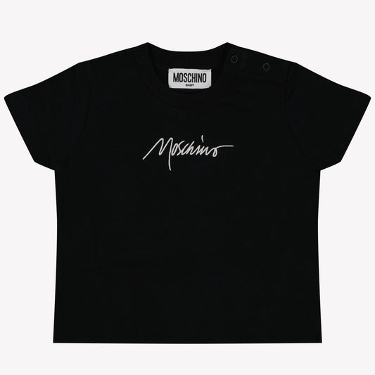 Moschino Baby Girls T-Shirt In Zwart