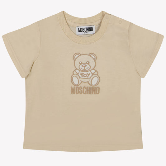 Moschino Baby Girls T-Shirt In Beige