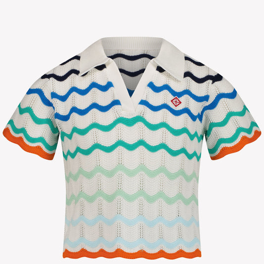 CASABLANCA Kids Girls T-Shirt In Off White