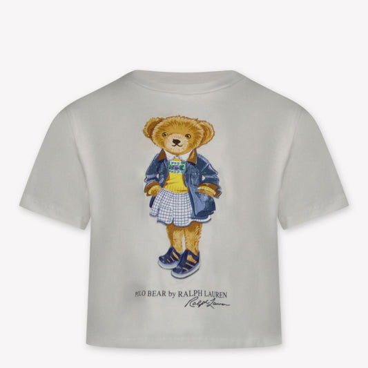 Ralph Lauren Kids Girls T-Shirt In Wit