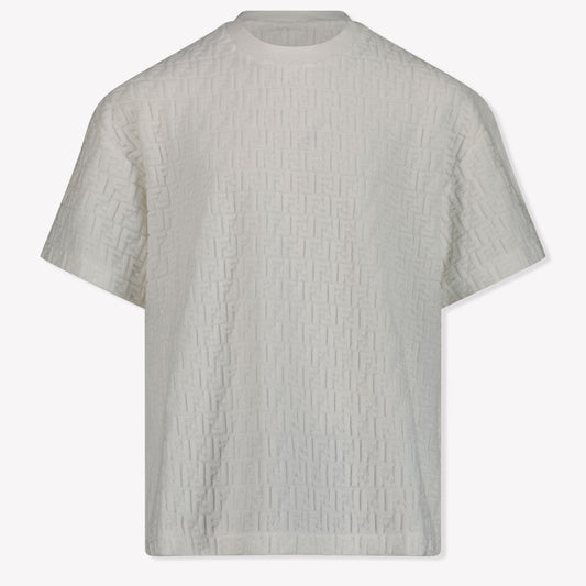 Kids Fendi - Unisex T-Shirt In Wit