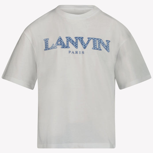 Kids Lanvin - Unisex T-Shirt In Wit
