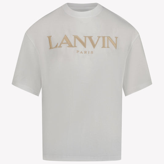 Kids Lanvin - Unisex T-Shirt In Wit