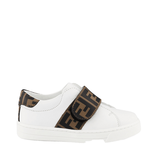 Fendi Kids Unisex Schoenen Wit