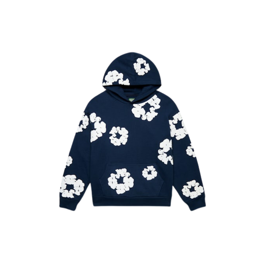 Denim Tears The Cotton Wreath Hoodie Navy
