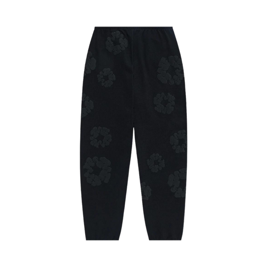 Denim Tears The Cotton Wreath Sweatpants Black Monochrome