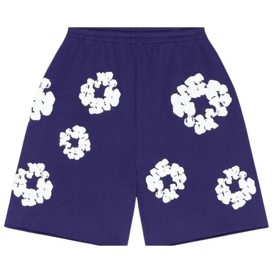 Denim Tears The Cotton Wreath Shorts Purple