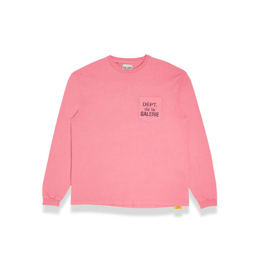Dept de la Galerie Longsleeve Logo Tee Pink