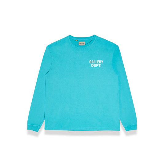 Souvenir Longsleeve Logo Tee Blue