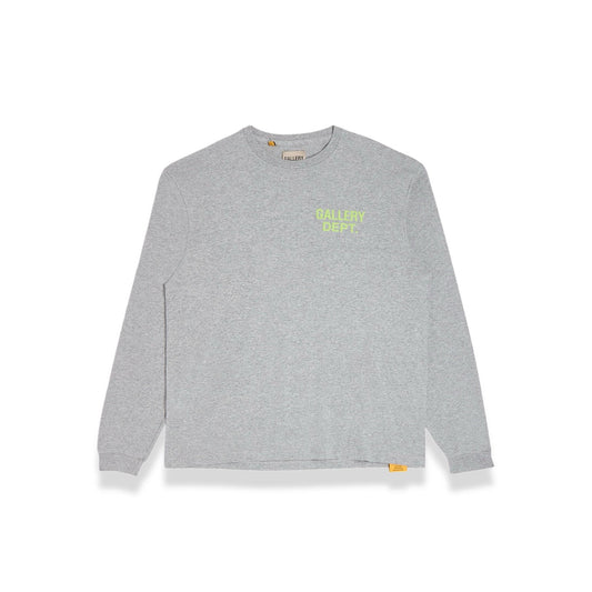 Souvenir Longsleeve Logo Tee Grey