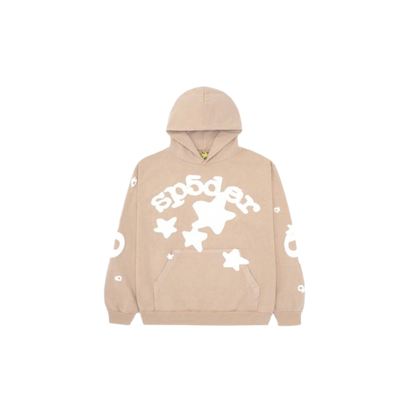 Sp5der Beluga Hoodie Sand
