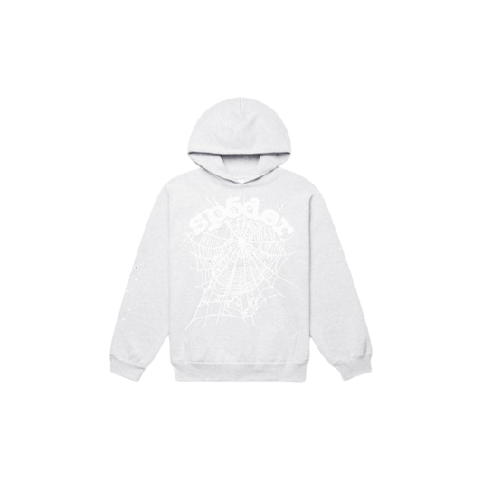 Sp5der OG Web Hoodie Heather Grey