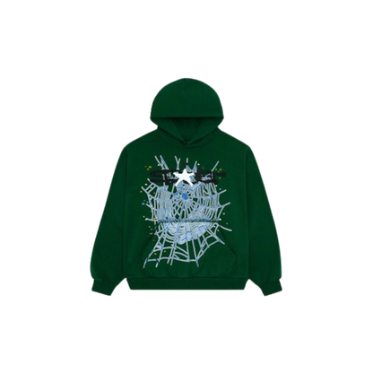 Sp5der Web Hoodie Hunter Green