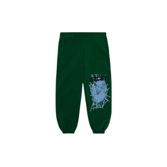 Sp5der Web Sweatpants Hunter Green