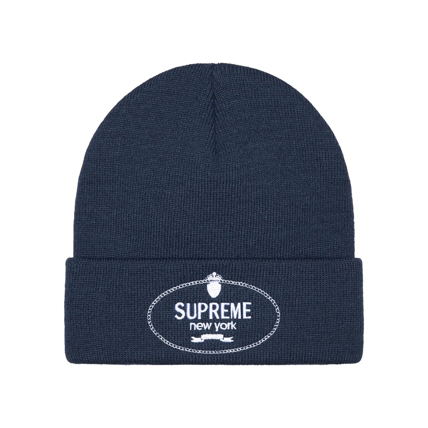 Supreme Crest Beanie Navy
