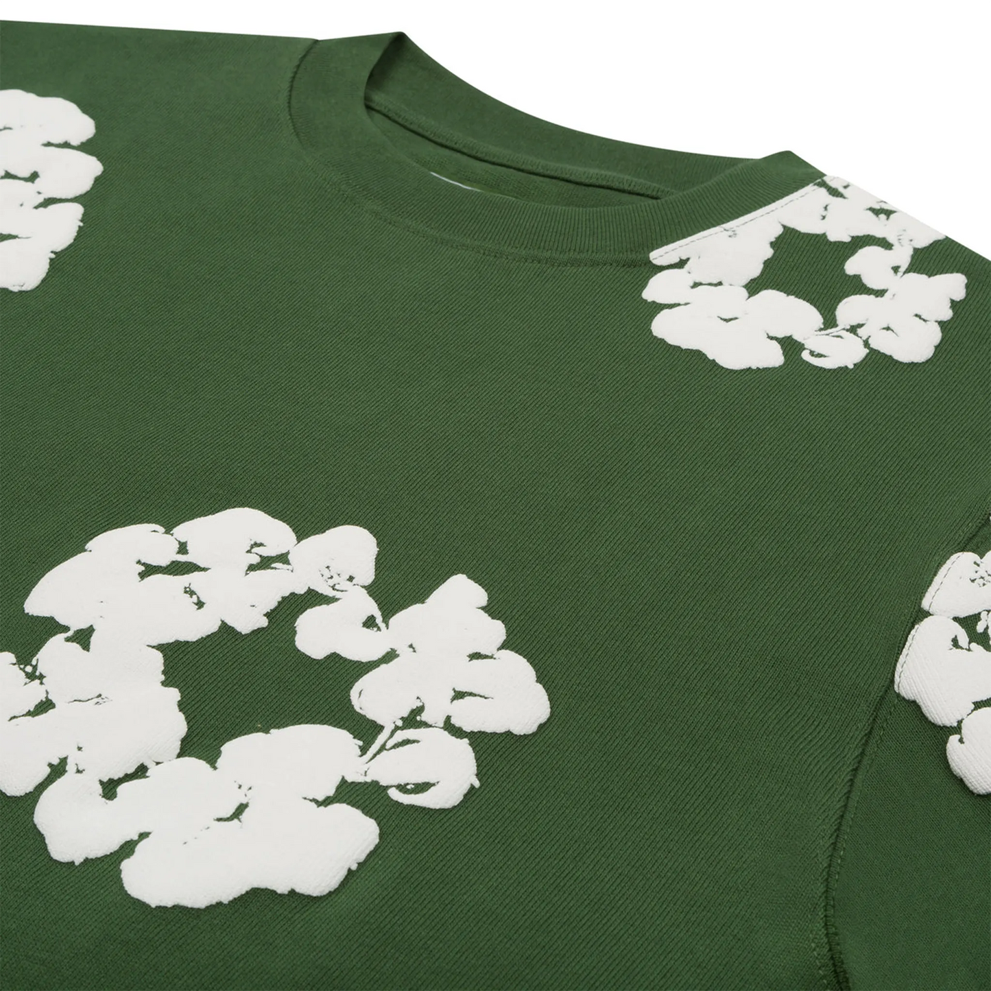 Denim Tears The Cotton Wreath Long-Sleeve Green T Shirt