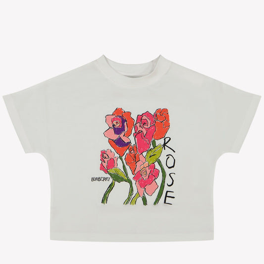 Burberry Baby Girls T-shirt Wit