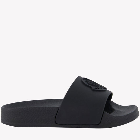 Moncler Kids Unisex Slippers Zwart