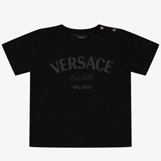 Versace Unisex T-shirt Zwart