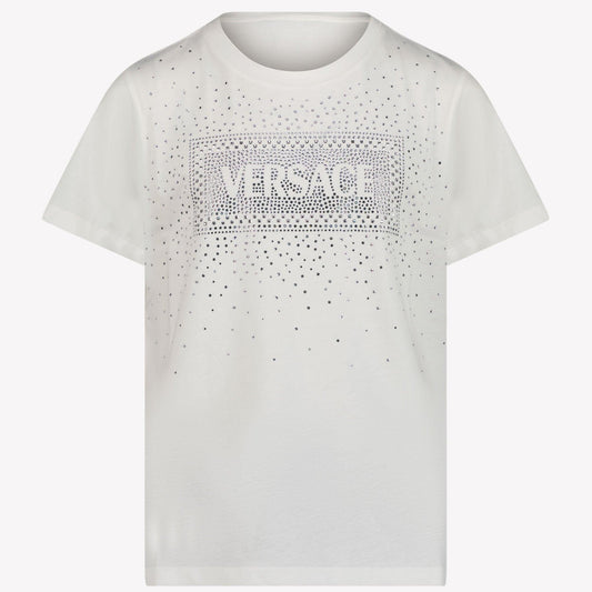Kids Versace Unisex T-shirt Wit