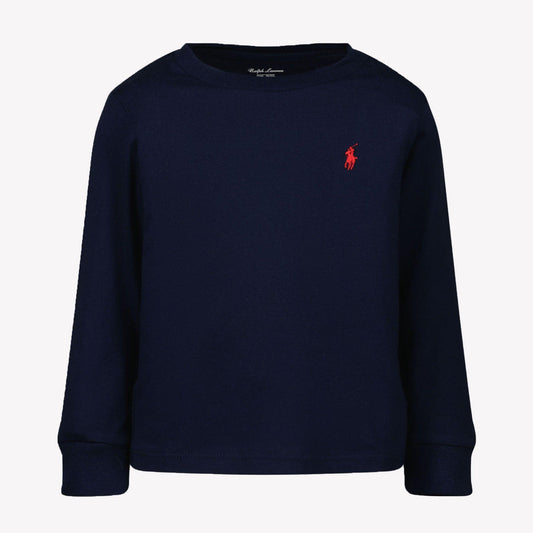 Ralph Lauren Baby Boy T-Shirt In Navy