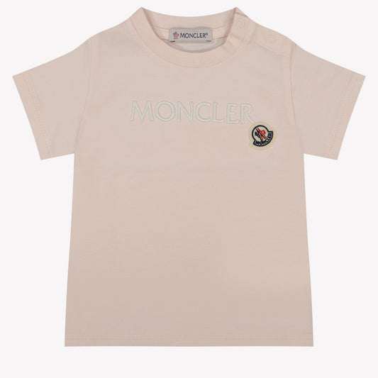 Moncler Baby Girls T-Shirt In Licht Roze