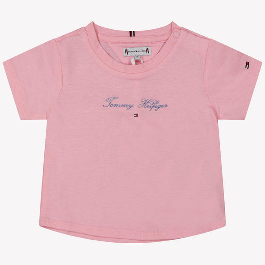 Tommy Hilfiger Baby Girls T-Shirt Roze